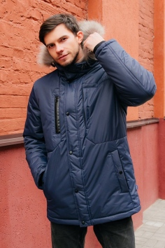 Куртка "Аляска" (STex темно синяя) №БСР-0304